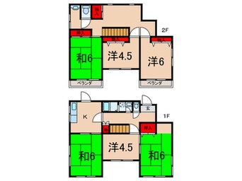 間取図 西大泉戸建