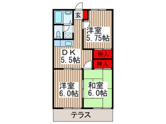 間取図 グランハイムコア