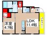 仮）アムール新築計画 1LDKの間取り