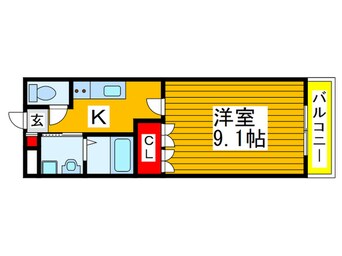 間取図 ボヌール新和