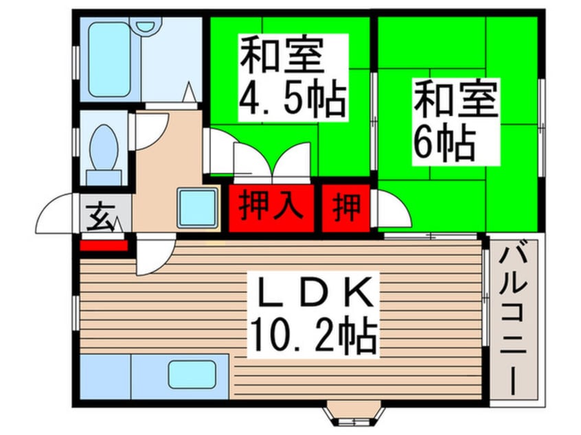 間取図 ポエム大森