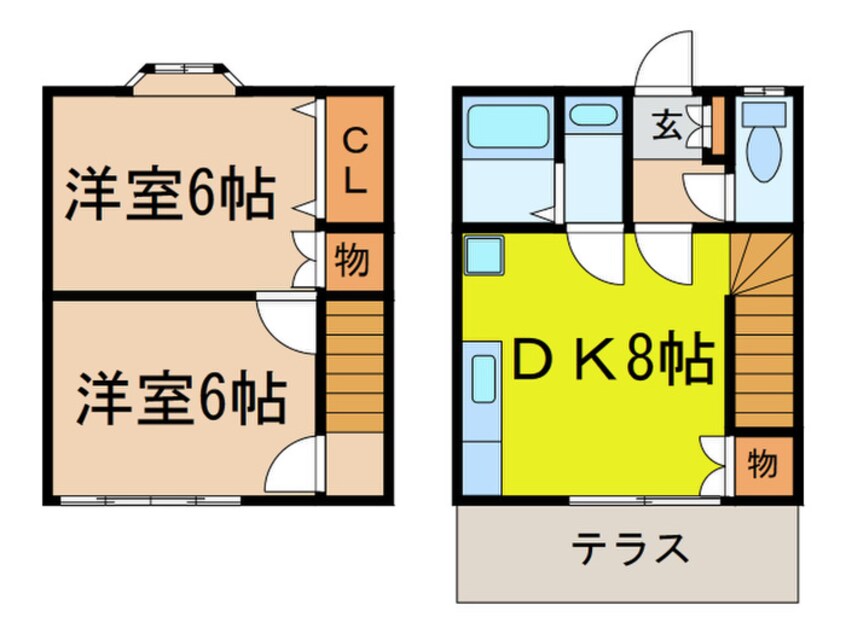 間取図 冨久多荘