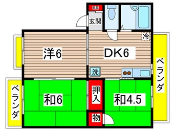 間取図 グリーンハイツ