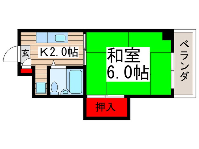 間取図 エクセル　三貴