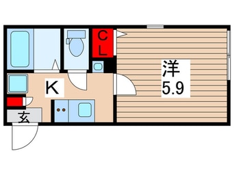 間取図 グランクオール青井