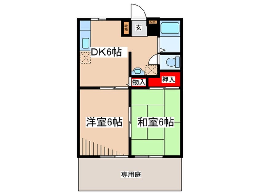 間取図 リーベンハイツ