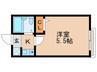 メゾン司 1Kの間取り