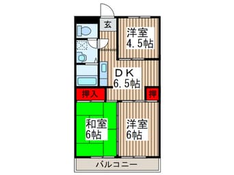 間取図 パ―クマンション上尾