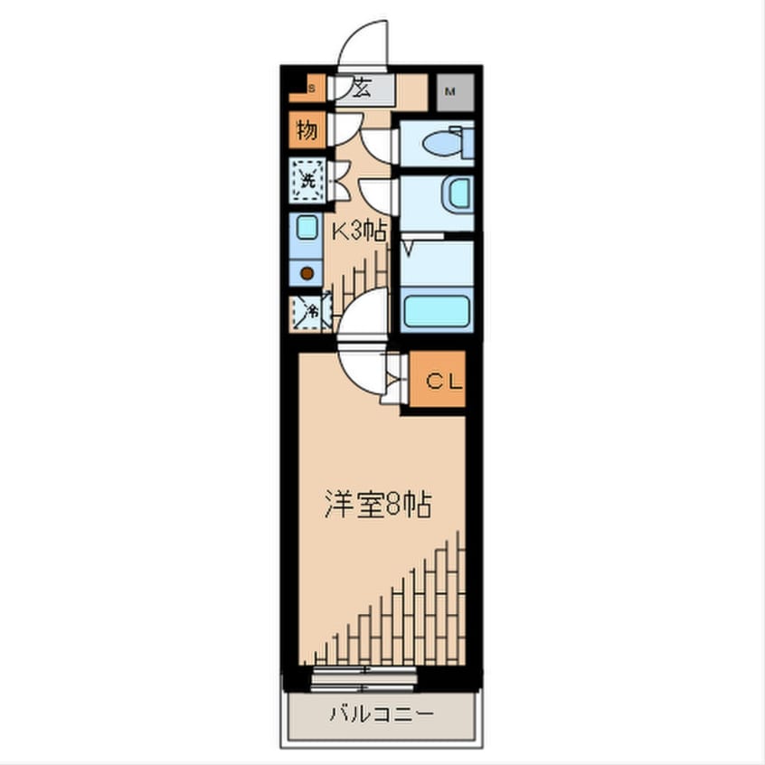 間取図 パルクサイド