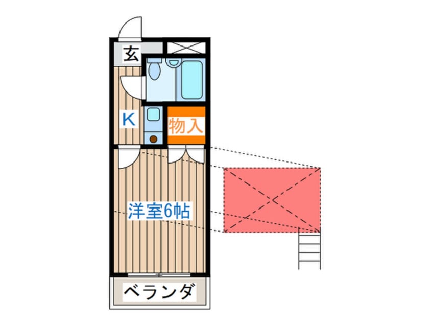 間取図 フェリーズ高円寺南