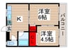 和幸ハイム 2Kの間取り