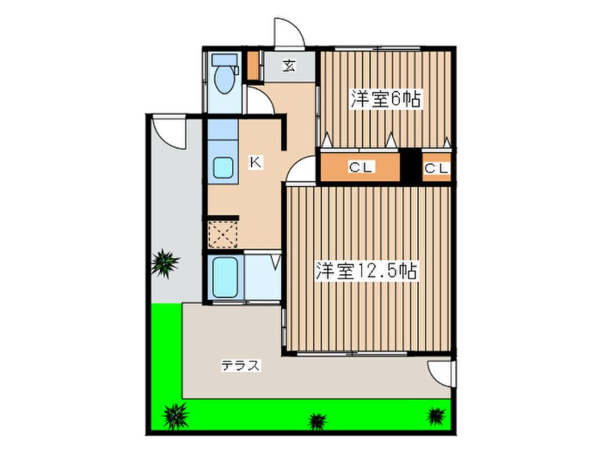 間取図 橘アパート２号棟