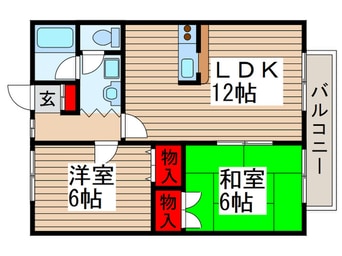 間取図 サンフラット南柏