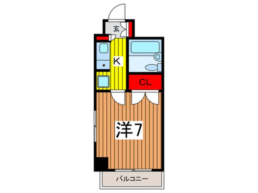 間取図 カーサ浦和(501)