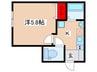 アザーレ・バモス百合ヶ丘 1Kの間取り