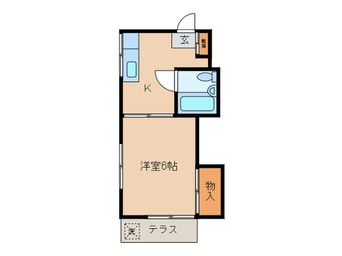 間取図 アルカディア弦巻