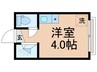 アーバンプレイス高田馬場B 1Rの間取り