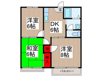 間取図 サニ－コ－ポラス