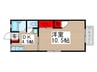 ビクトリーフラット 1DKの間取り