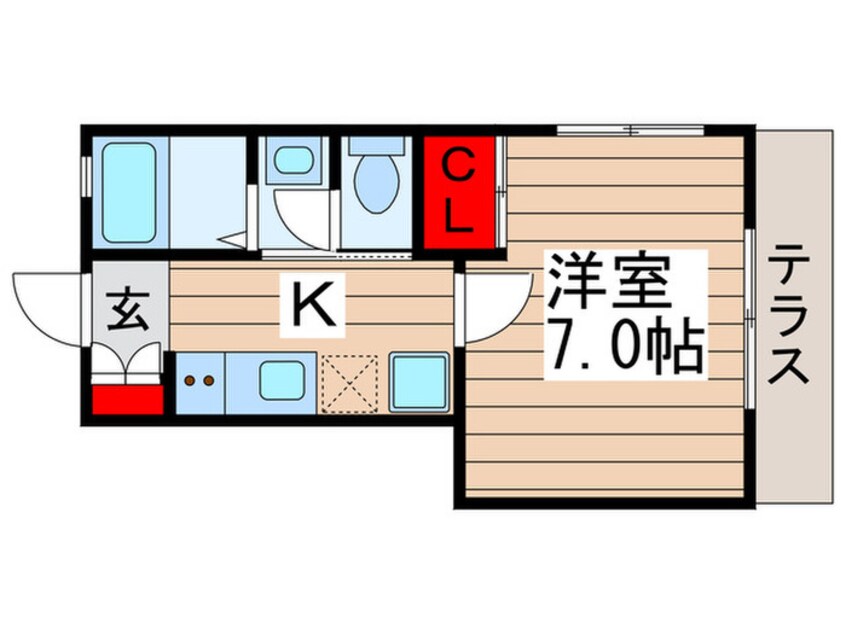 間取図 ミンクスプレイス