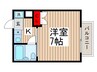 南行徳プラザA-1 1Kの間取り