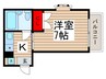 南行徳プラザA-1 1Kの間取り