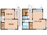 赤塚4丁目戸建 2LDKの間取り