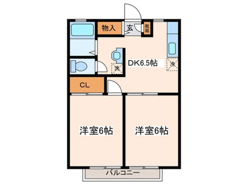 間取図 サンヴィレッジＡ棟