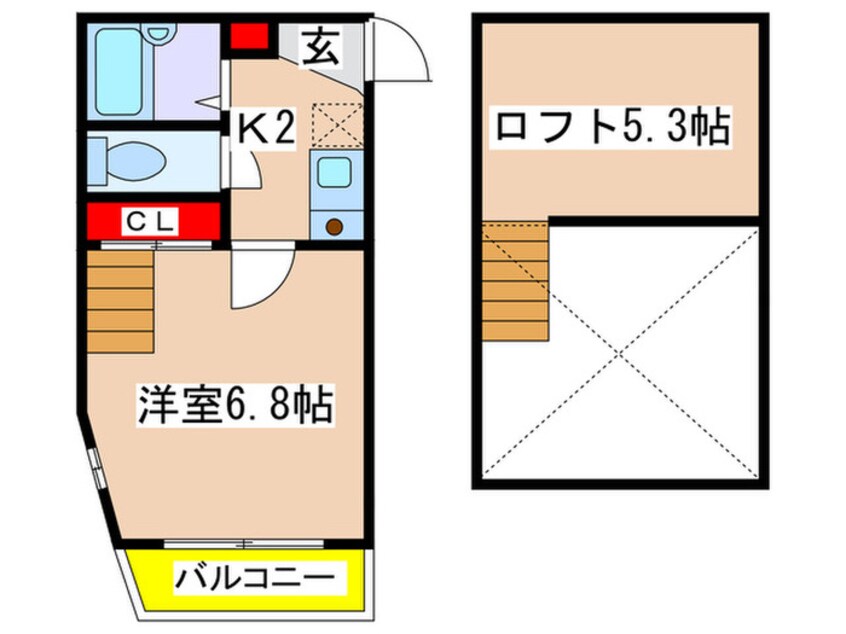 間取図 ロフティ　ランド