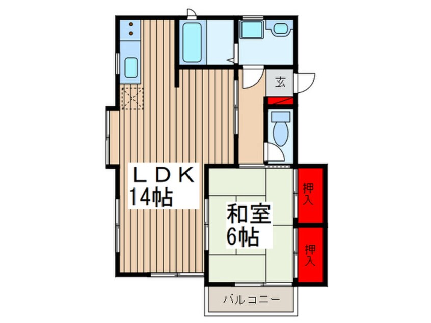 間取図 メゾン沖山