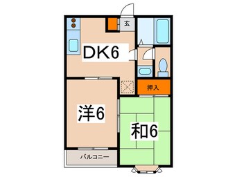 間取図 ハイツミノワ