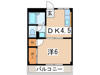 間取図 グランテイア中山