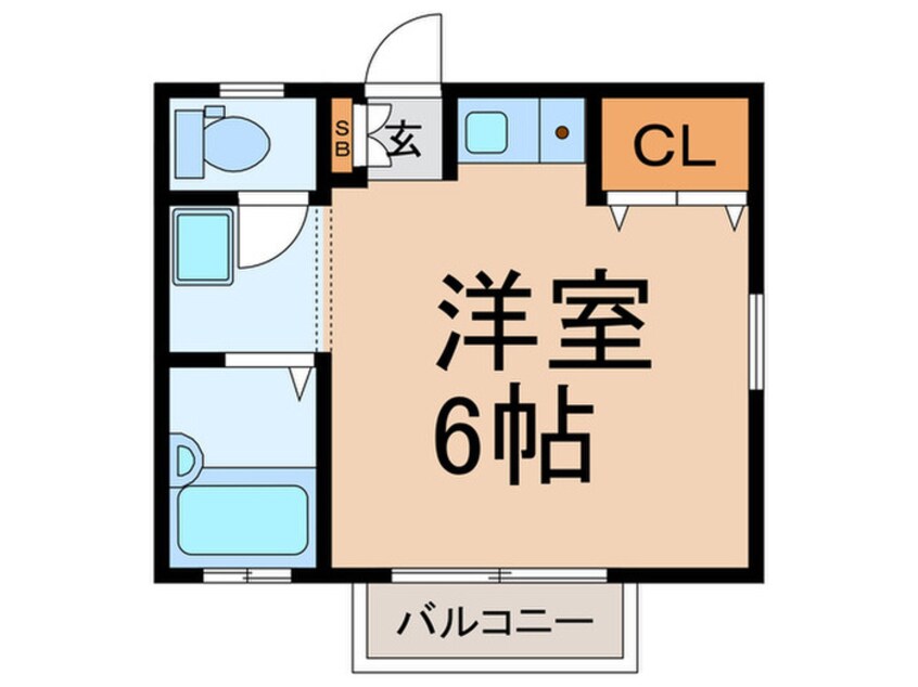 間取図 スカイライトハイツ