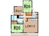 Ｋフラット 3LDKの間取り