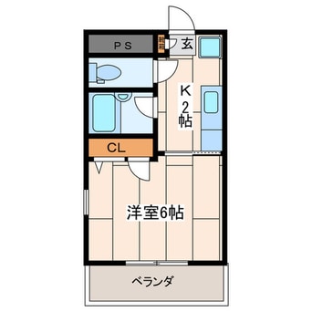 間取図 ミッドフィールド武蔵中原