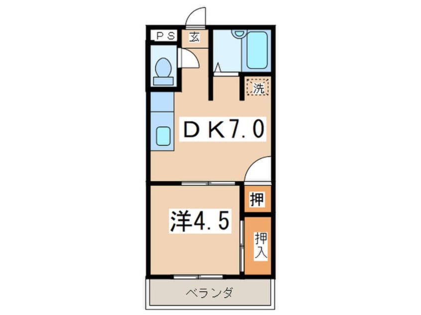 間取図 グランヒル湘南