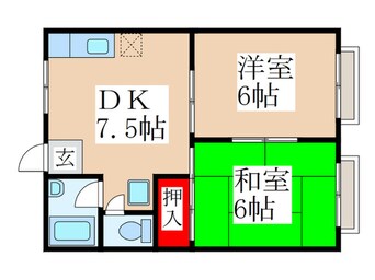 間取図 ＫＨハイムⅡ