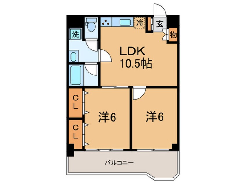 間取図 シャトレー深沢