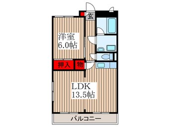 間取図 メルベーユ西上尾