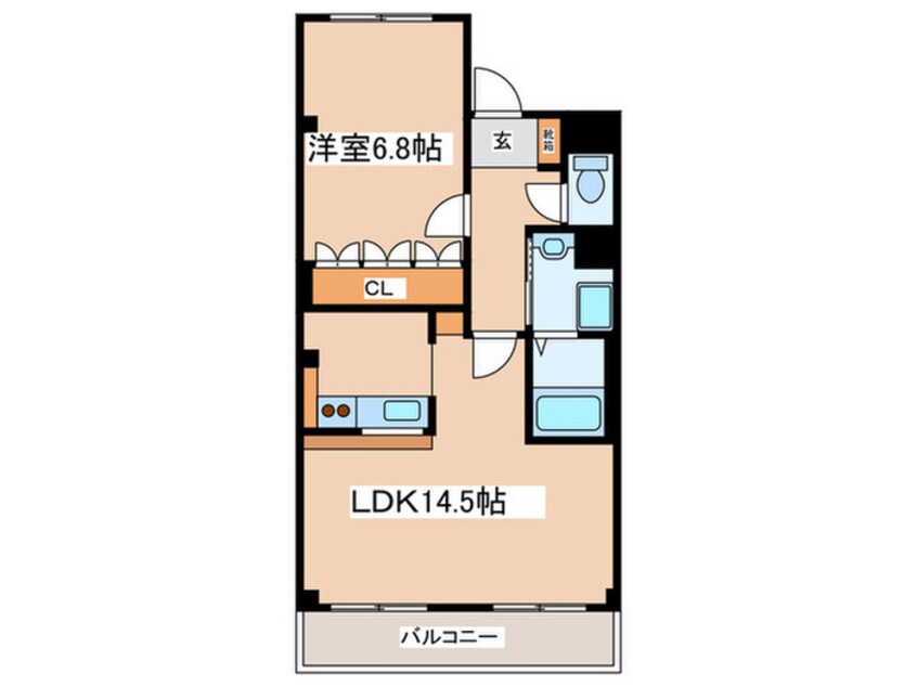 間取図 コンフィ－ド