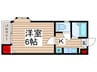 River Place Edogawa 1Kの間取り