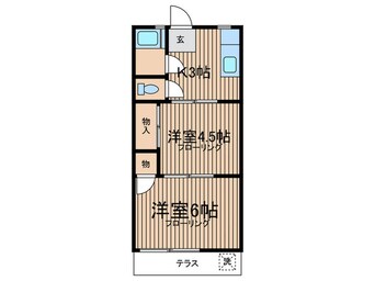 間取図 シティハイムグリ－ン