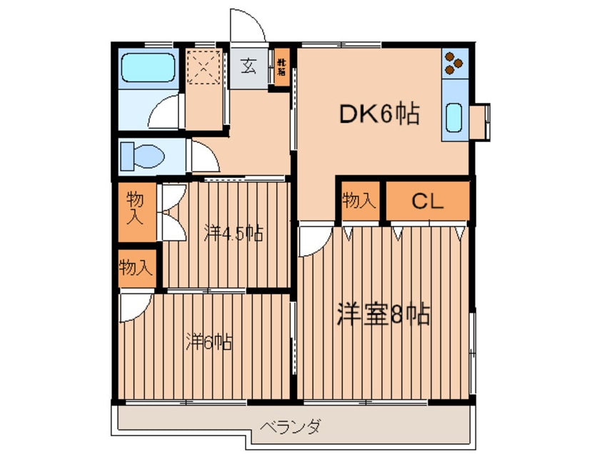間取図 シティハイムグリ－ン