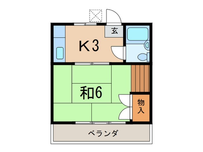 間取り図 ハイム青葉Ｂ