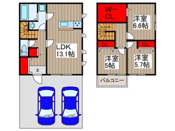 間取図 キヤラ　Ｂ