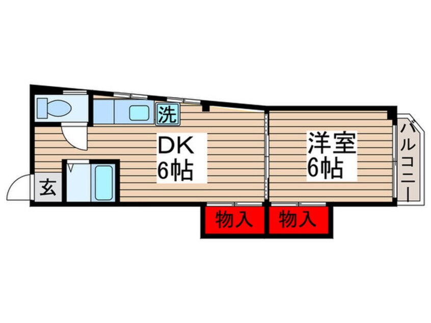 間取図 戸枝ハイツ