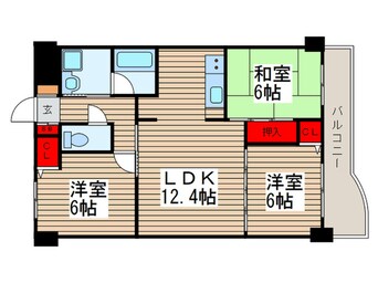 間取図 ベルメゾン南篠崎