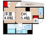 moca 1DKの間取り