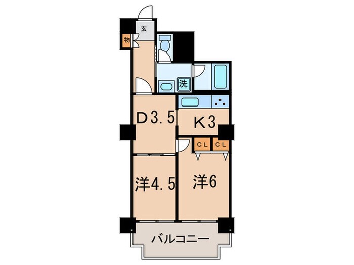 間取り図 六本木ビュータワー（1211）