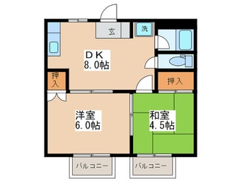 間取図 プロスパーC